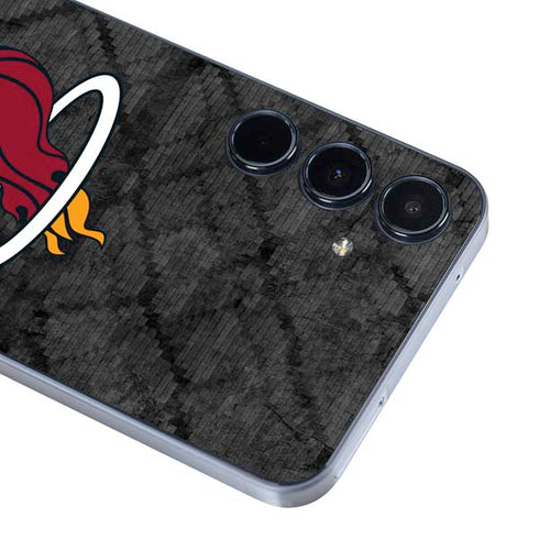 NBA Miami Heat Dark Rust Galaxy A55 5G Skin